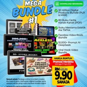 📦 Mega Bundle Digital Promosi Merdeka – Hanya RM9.90 (Sehingga 31 Ogos 2025!)